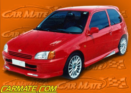 CARMATE Toyota Starlet 1996 1999 FS Style Front Lip Bodykits Aero CARMATE Toyota Starlet 1996 1999 FS Style Front Lip Bodykits Aero